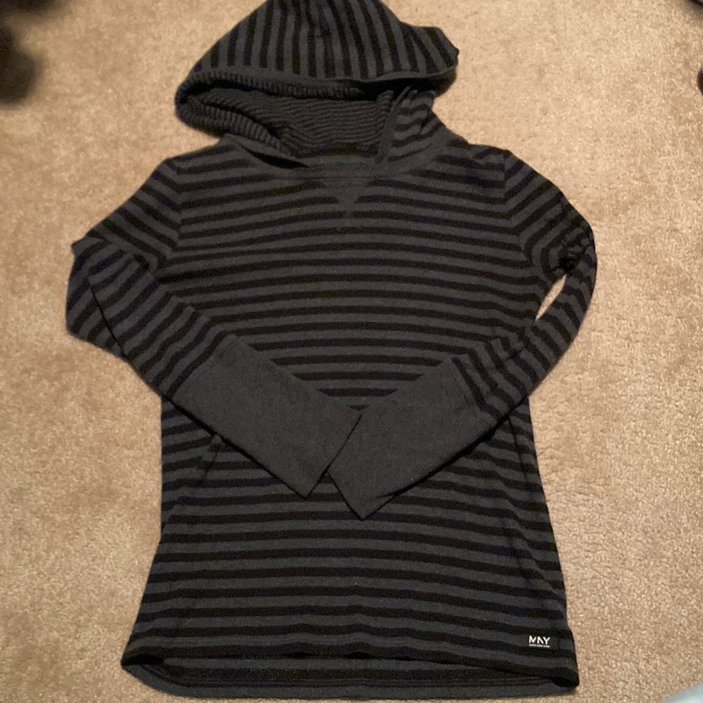 Womens hooded thermal sweatshirt by Marc New York.